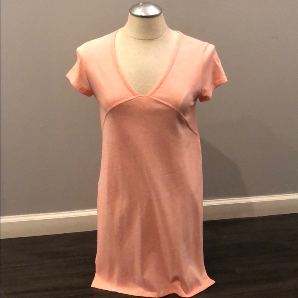 NWT Coral T-shirt with side slits.